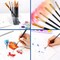 Acrylic Paint Brush Set, (20 Packs /200 pcs) Nylon Hair Brushes for Oil and Watercolor, Perfect Suit of Art Painting, Best Gift for Painting, Black
